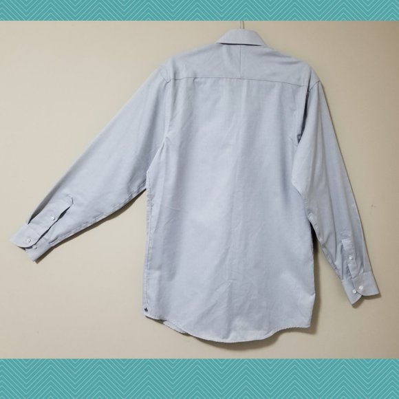 Grafton Gray 2 Ply Non Iron Dress Shirt - Picture 5 of 5